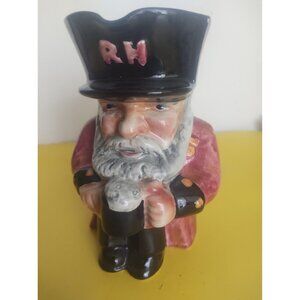 Staffordshire Shorter & Son Chelsea Pensioner Large Toby Mug Jug